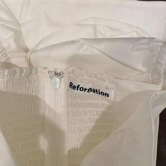 Reformation Michaela Dress in White *NEW* - Picture 6 of 7